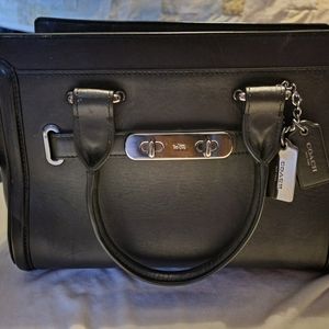 Black Leather Coach Purse